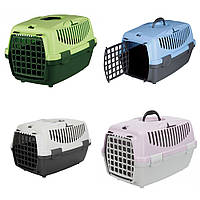 Кошик переноска для котів та собак вагою до 6 кг пластикова з ручкою 32 x 31 x 48 см контейнер Trixie Capri 1