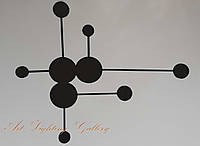 Дизайнерское светодиодное бра "Молекула" № 8682BK