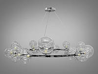 Подвесная лофт люстра - "Пузырьки" на 24 лампы YC2108-24HR