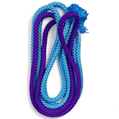 Скакалка для гімнастики Rope Sasaki M-280TS Double-End FIG LightBlue x Purple (LIBUxPP)