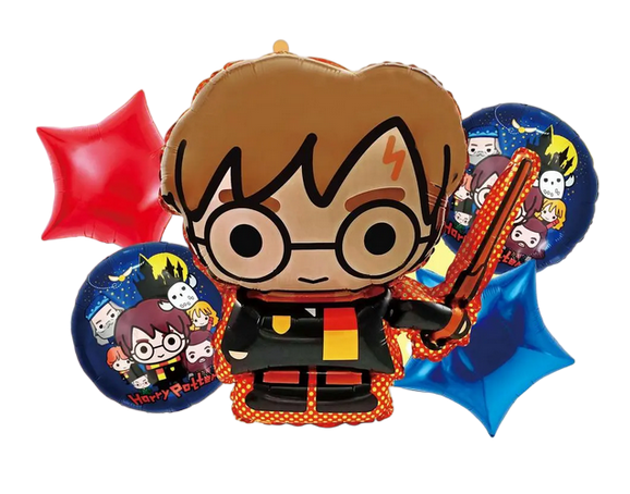 Набір фольгованих кульок "Гаррі Поттер", 5 шт., фото 1