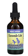 Herbs for Kids, Chamomile Calm, 2 жидких унций (59 мл) натуральное успокоительное для детей