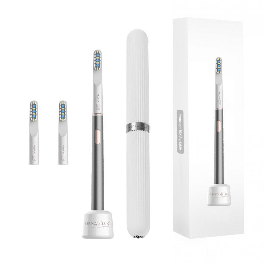 Звукова зубна щітка MEDICA+ LUX Probrush 10X PORTABLE Grey гарантія 1 рік