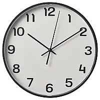 ПЛУТТИС Часы, низкое напряжение/черный, 28 см