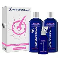 Набор для стимулирования роста волос для женщин, сухие волосы - Mediceuticals For Women Kit Dry