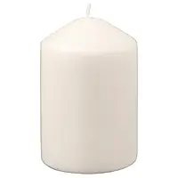 ЛЭТТНАД Формовая свеча без запаха, натуральный, 10 см