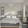 Комплект меблів для спальні HAUGA 3 предмета, Vissle сірий, 140x200 см, фото 2
