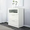 BRIMNES Комплект меблів для спальні 3 предмета, білий, 180х200 см, фото 5