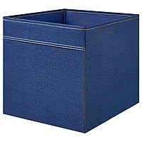 ДРОНА Коробка, темно-синий, 33x38x33 см