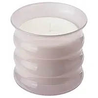 ЛУГНАРЕ Ароматическая свеча в стакане, жасмин/розовый, 50 часов