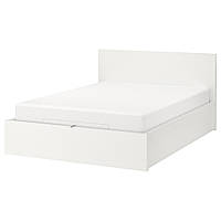МАЛЬМ Кровать с ящиком, белый, 180x200 см