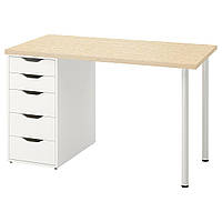 MITTCIRKEL / ALEX Письменный стол, под живую сосну/белый, 120x60 см