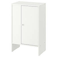 БАГГЕБО Шкаф с дверцами, белый, 50x30x80 см