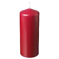 PHENOMEN Формовая свеча без запаха, красная, 19 см