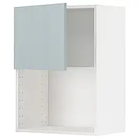 МЕТОД Навесной шкаф для СВЧ, белый/Калларп светло-серо-синий, 60х80 см