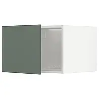 МЕТОД Надставка для холодильника/морозильной камеры, белый/Бодарп серо-зеленый, 60x40 см
