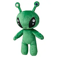 AFTONSPARV Плюшевая игрушка, инопланетянин/зеленый, 34 см