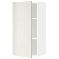 МЕТОД Навесной шкаф с полками, белый/Рингхульт светло-серый, 40х80 см