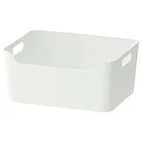 ВАРЬЕРА Коробка, белый, 34x24 см