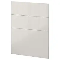 Фасады для посудомоечной машины МЕТОД 3, Рингхульт светло-серый, 60 см
