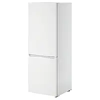 ЛАГАН Холодильник/морозильник, отдельно стоящий/белый, 118/52 л