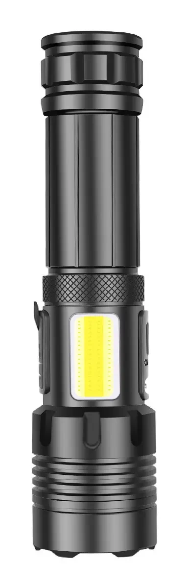 Ліхтар пошуковий Quantum QM-FL1035 Perfect 5WLED zoom +3WCOB з Type-C з функцією Power Bank