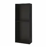 МЕТОД Каркас высокого шкафа, имитация черного дерева, 80x37x200 см