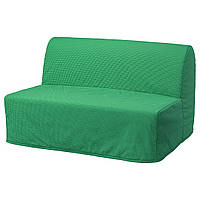 ЛИКСЕЛЕ Чехол на 2 человек. диван-кровать, Vansbro ярко-зеленый