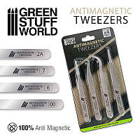 GSW Anti-magnetic QUARTZ Tweezers SET