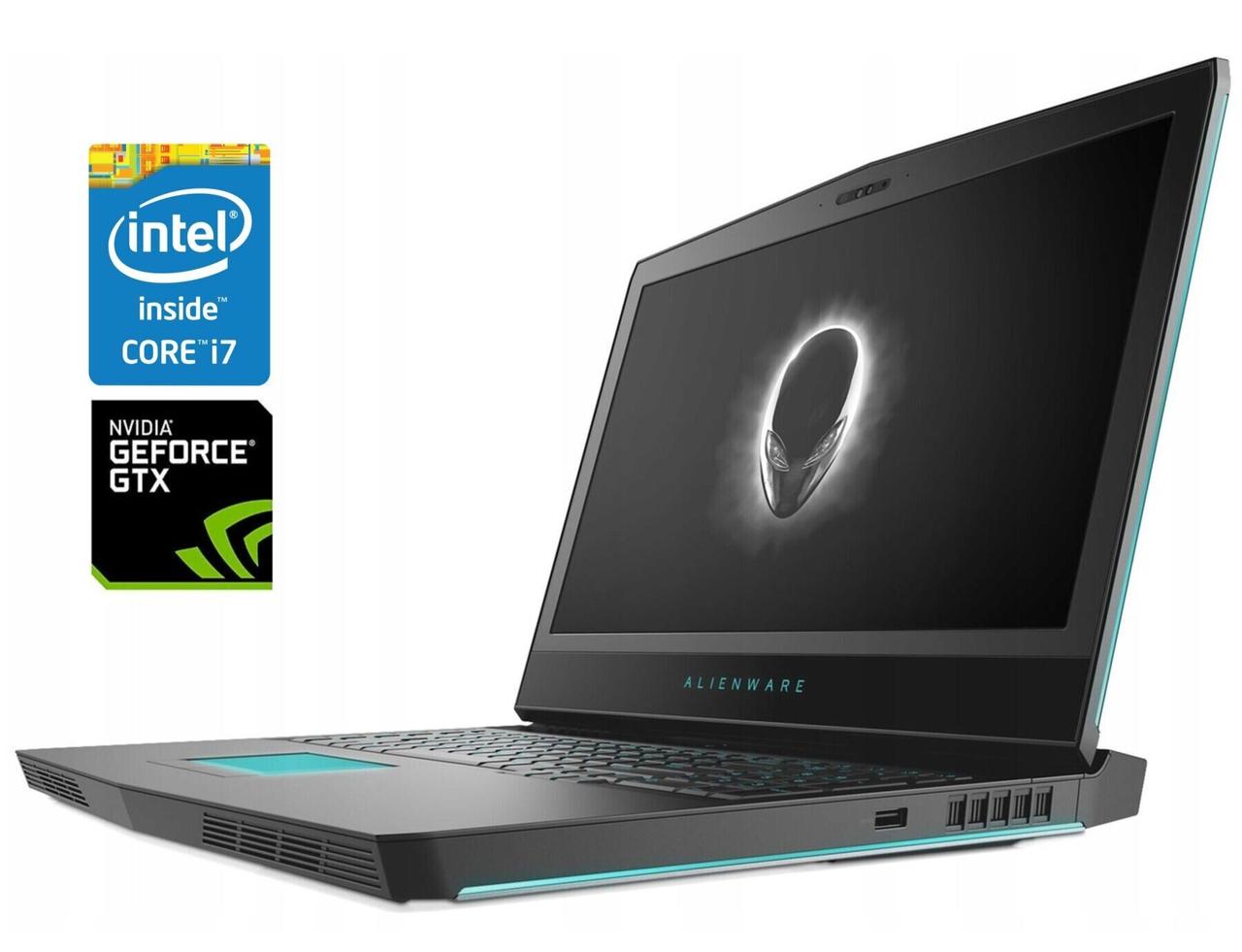 Ігровий ноутбук Dell Alienware 17 R4/ 17.3" 1920x1080/ i7-7820HK/ 16GB RAM/ 512GB SSD/ GTX 1070 8GB