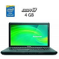 Ноутбук Lenovo G550/ 15.6" (1366x768)/ Pentium T4500/ 4 GB RAM/ 120 GB SSD/ GMA 4500M / Webcam