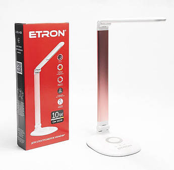 Лампа настільна світлодіодна ETRON 1-EDL-420 10W 3000-6000K Coral Pink