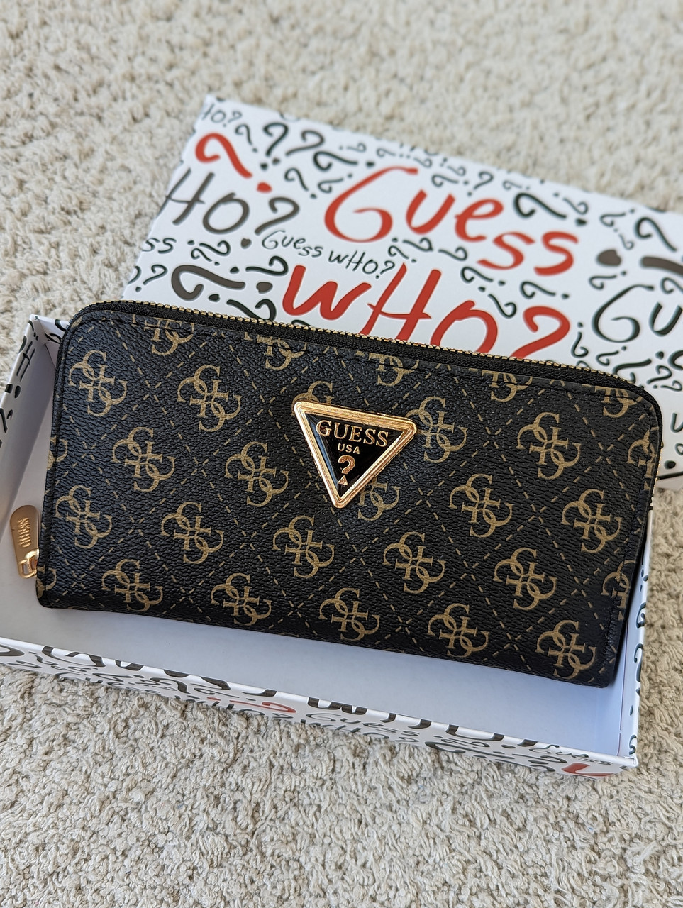 Гаманець Guess жіночий Гаманець Гесс коричневий, фото 1