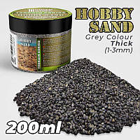 GSW Dark Grey Thick Hobby Sand, 200ml