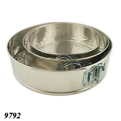 Форма з дном розсувна кругла набір 3 шт