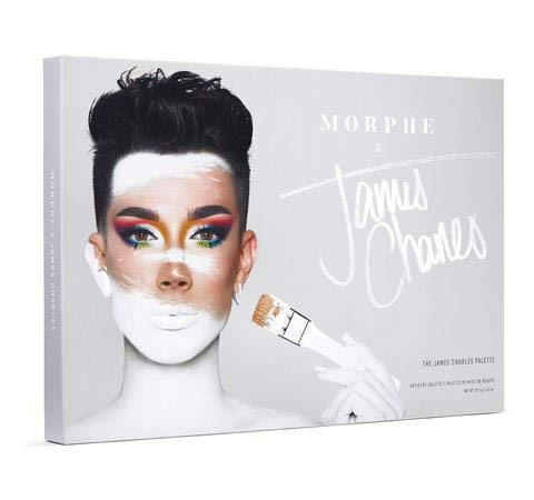 Палетка тіней Morphe X The James Charles Eyeshadow Palette 39 кольорів (Один відтінок пошкоджено)