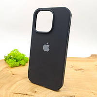 Матовий силіконовий чохол SILICONE CASE IPHONE 15 Pro Black