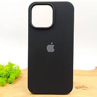 Матовий силіконовий чохол SILICONE CASE IPHONE 15 Pro Max Black