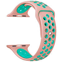 Браслет Nike Apple Watch, ремешок силиконовый на 42/44/45 mm, №17, длина M-L