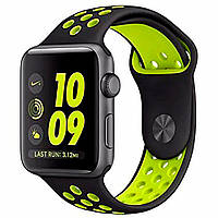 Браслет Nike Apple Watch, ремешок силиконовый на 42/44/45 mm, №2, длина S-M