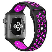 Браслет Nike Apple Watch, ремешок силиконовый на 42/44/45 mm, №6, длина S-M