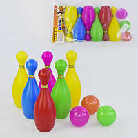 Детский игровой набор боулинг с 3мя шариками Toyvoo Дитячий ігровий набір боулінг 16200 з 3мя кульками