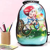 Дитячий рюкзак шкільний з принтами героїв мультиків