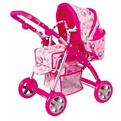 Коляска 9388 для ляльки, жовк,