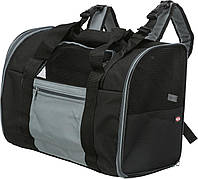 Рюкзак-переноска для собак та котів вагою до 8 кг Trixie Connor 42 x 29 x 21 см (чорна) l
