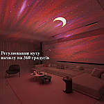 Проектор зоряне небо нічник Wi-light Aurora нічник проектор місяць, північне сяйво, фото 8