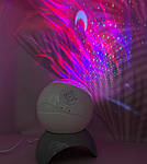 Проектор зоряне небо нічник Wi-light Aurora нічник проектор місяць, північне сяйво, фото 4