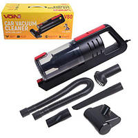 Пылесос "VOIN" V-80 120W/Turbo щетка/Led фонарь/влажная и сухая чистка/сумка