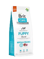 Сухий корм для цуценят Гіпоалергенний 3 кг. Brit Care Puppy Lamb & Rice Брит для собак з ягням і рисом, фото 4