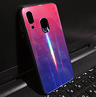 Чехол силикон Glass Gradient Shine для Samsung A40 (A405F)